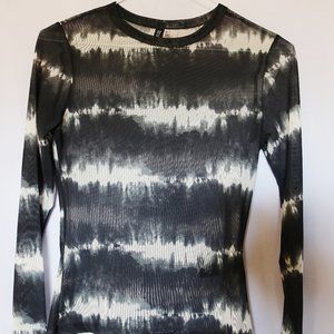 Sheer Tie Dye Long Sleeve